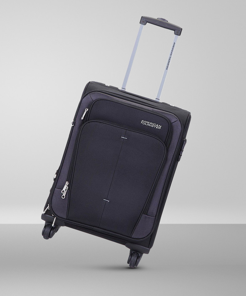 American Tourister AMERICAN TOURISTER Small Cabin Suitcase (55 cm) 4 Wheels - Crete - Black