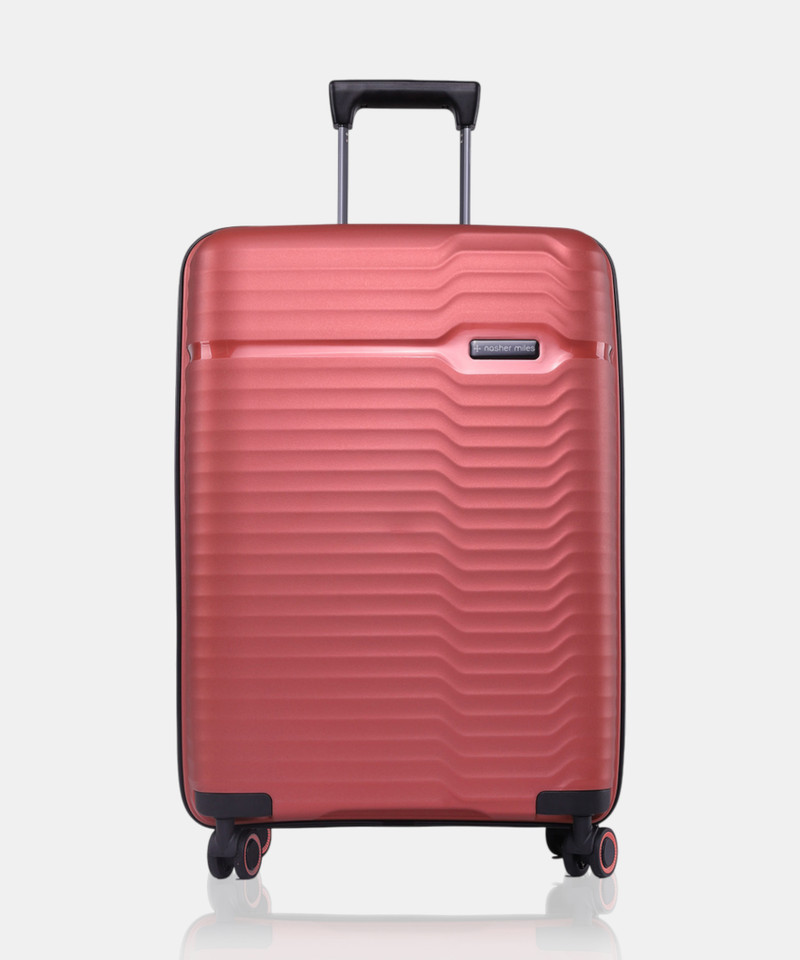 Nasher Miles NASHER MILES Large Check-in Suitcase (75 cm) 4 Wheels - Sahara Hard-sided Polypropylene Check-In Luggage Maroon 28 inch |75cm Trolley bag - Maroon