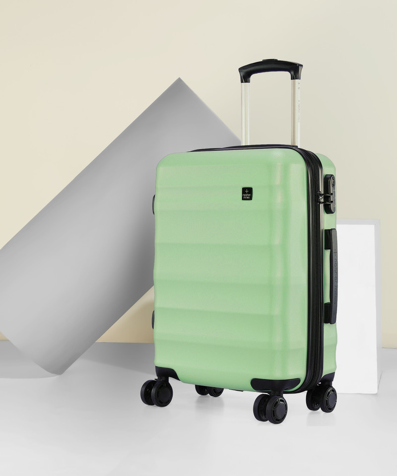 Nasher Miles NASHER MILES Large Check-in Suitcase (75 cm) 8 Wheels - Rome Expander Hard Sided Check-In Pastel Green 75CM Trolley Bag - Green