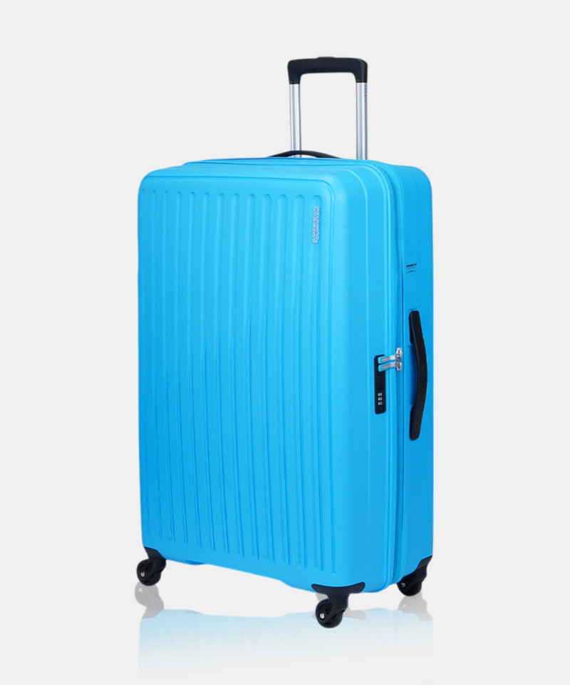 American Tourister AMERICAN TOURISTER Check-in Suitcase (76.5 cm) 4 Wheels - Combination Lock-Brandon Nxt - Blue, Black