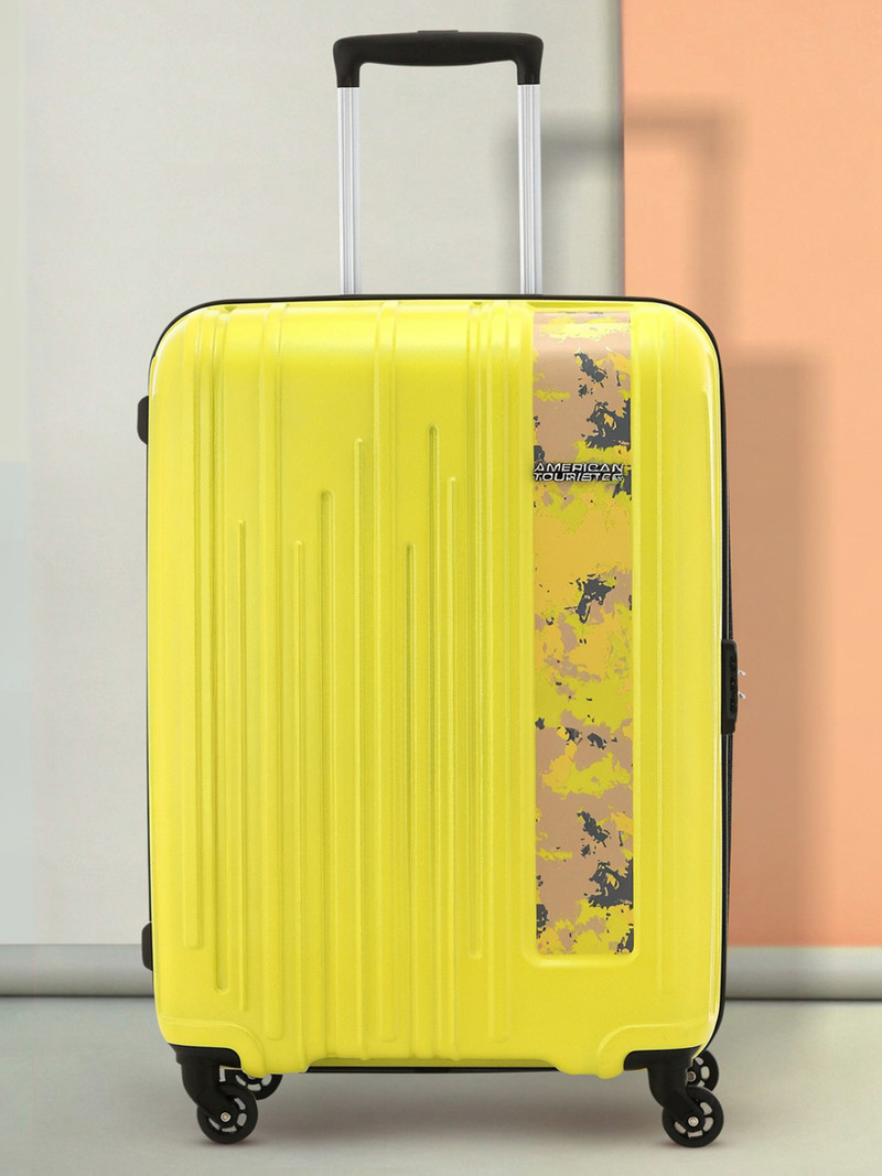 American Tourister AMERICAN TOURISTER Medium Check-in Suitcase (67 cm) 4 Wheels - Combination Lock-Hamilton Plus - Yellow