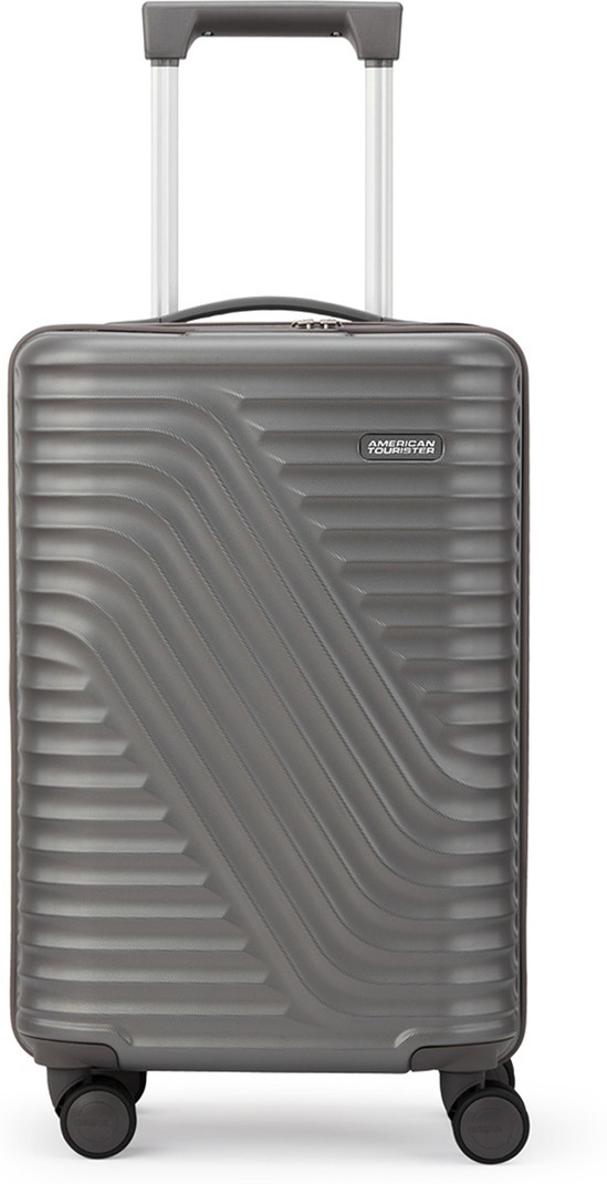 American Tourister AMERICAN TOURISTER Small Cabin Suitcase (55 cm) 8 Wheels - TRAVIX - Grey