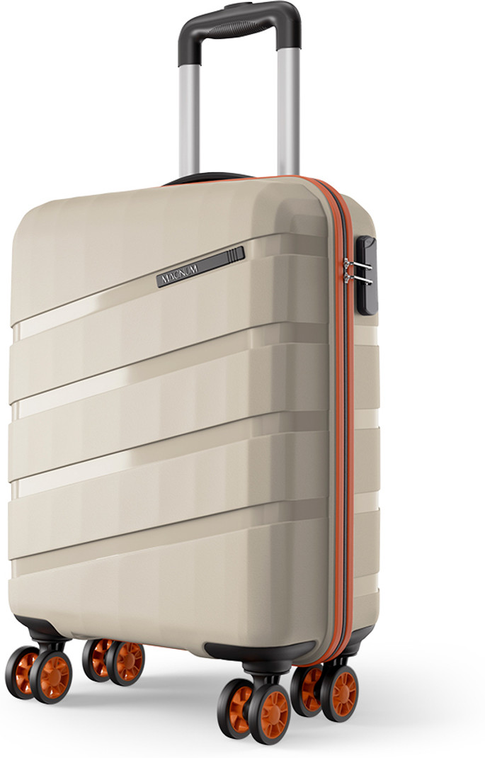 Safari Magnum by Safari Small Cabin Suitcase (55 cm) 8 Wheels - Evolix 55 4W Luxury Beige - Beige