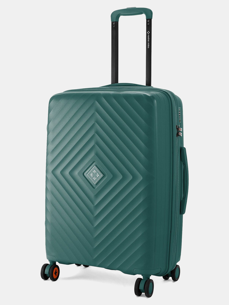Nasher Miles NASHER MILES Medium Check-in Suitcase (65 cm) 8 Wheels - Expander Polypropylene Check-in Dark Green 65CM Trolley Bag - Dark Green