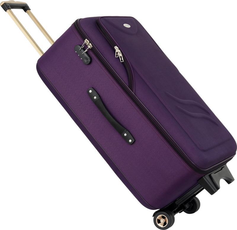 STUNNERZ Large Check-in Suitcase 2 Wheels - Purple - Image 4