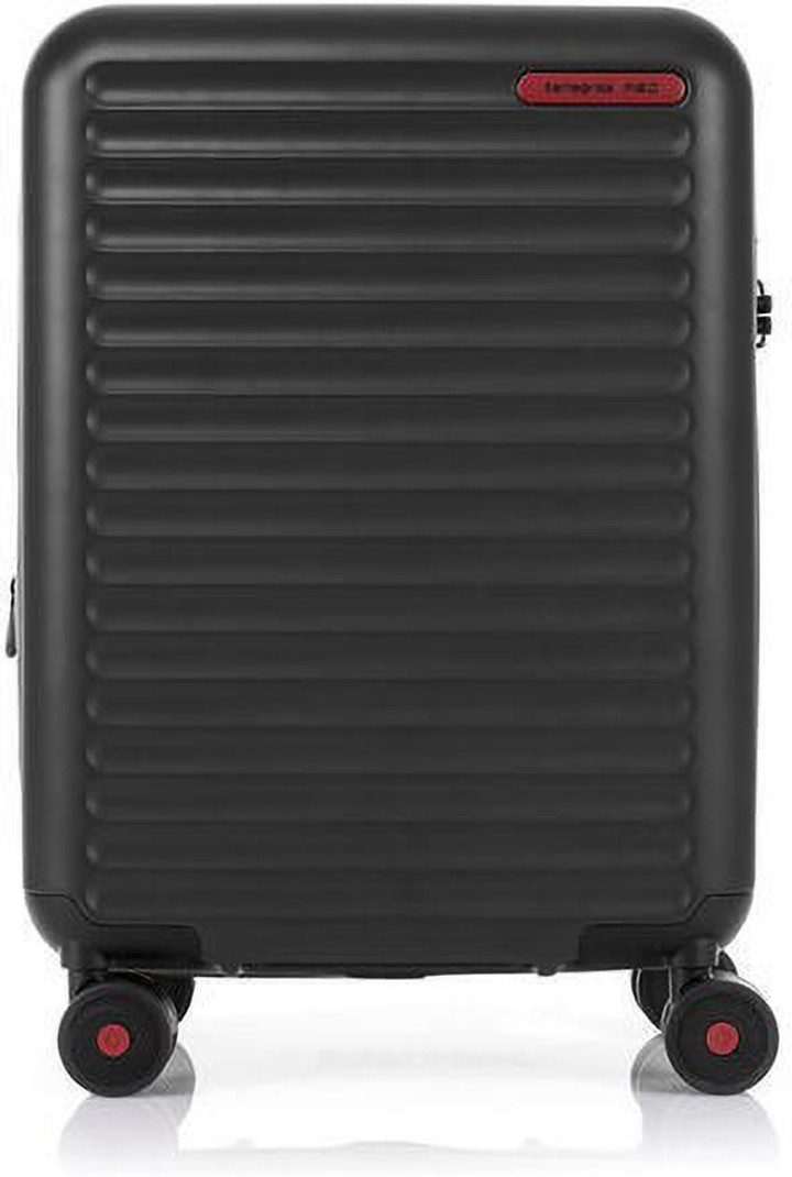 Samsonite SAMSONITE Medium Check-in Suitcase (68 cm) 8 Wheels - TOIISC Polycarbonate 68 cms Hardsided Luggage (SAM TOIISC SP6825 INK BLK) - Black