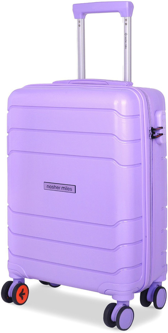 Nasher Miles NASHER MILES Small Cabin Suitcase (55 cm) 8 Wheels - Lion - Purple