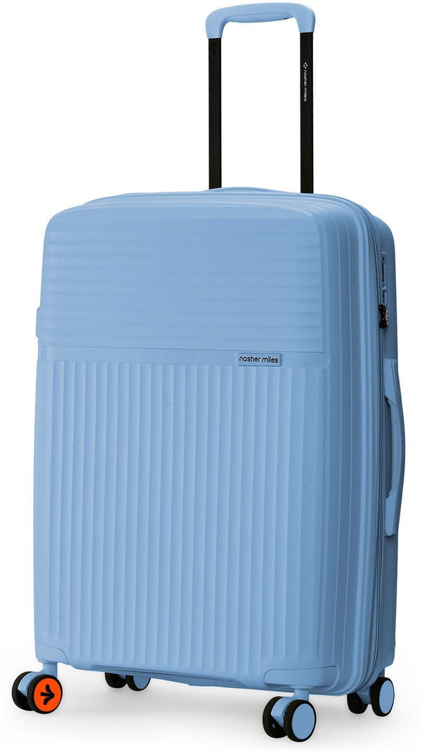 Nasher Miles NASHER MILES Medium Check-in Suitcase (65 cm) 8 Wheels - Krabi Expander Hardside Polypropylene Check-in Steel Blue 65cm Trolley Bag - Teal