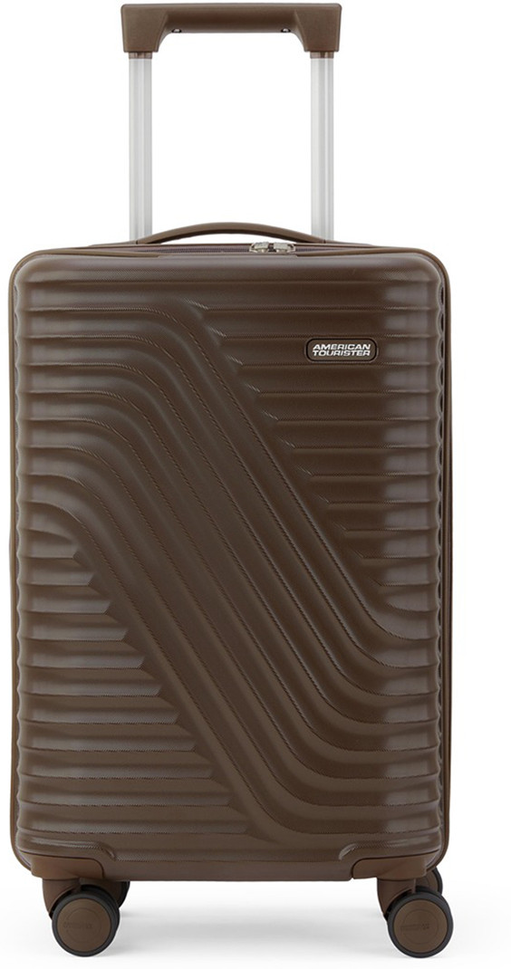 American Tourister AMERICAN TOURISTER Small Cabin Suitcase (55 cm) 8 Wheels - TRAVIX - Brown