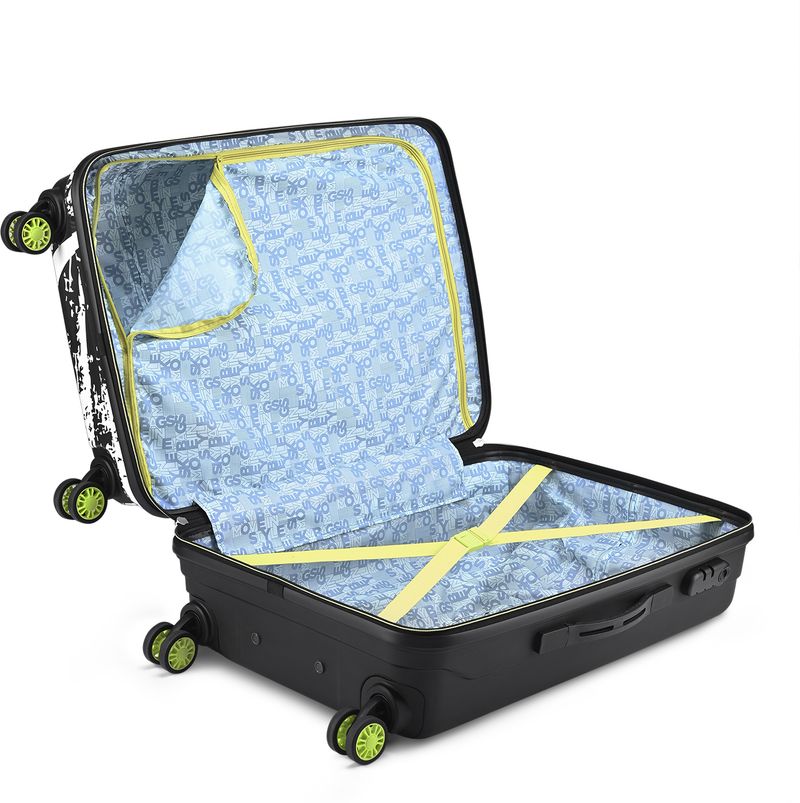 SKYBAGS Medium Check-in Suitcase 8 Wheels Black 65cm - Image 5