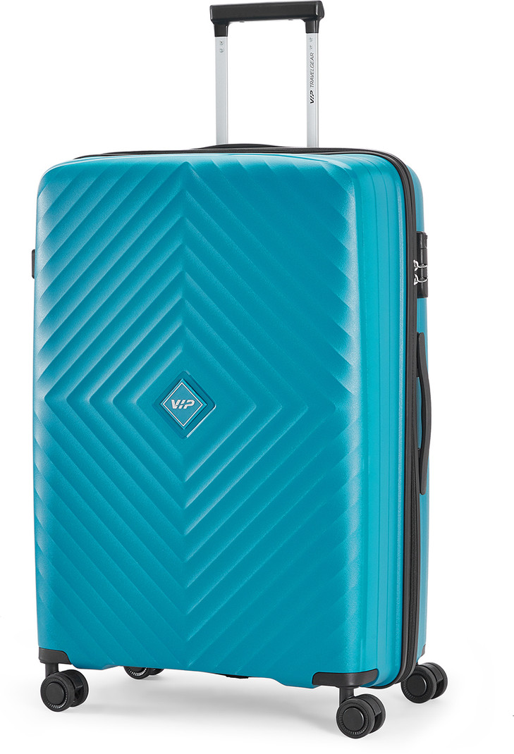 VIP VIP Large Check-in Suitcase (75 cm) 8 Wheels - QUAD ACTIVE 8W STR. LG 360 IC.BLU - Blue