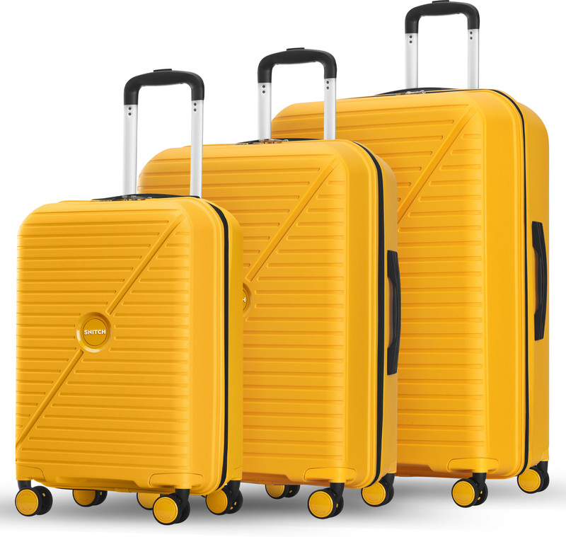 Snitch Snitch Hard Body Set of 3 Luggage 8 Wheels - Zoom