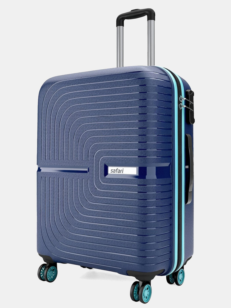 Safari SAFARI Medium Check-in Suitcase (66 cm) 8 Wheels - Eclipse Neo - Blue, Silver