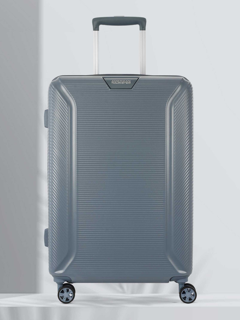 American Tourister AMERICAN TOURISTER Medium Check-in Suitcase (67 cm) 8 Wheels - TSA Lock-Robotech - Blue