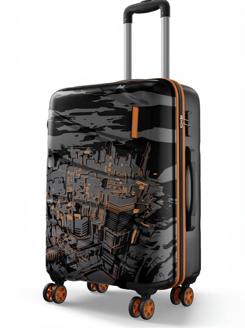 Safari SAFARI Medium Check-in Suitcase (66 cm) 8 Wheels - ARKHAM - Black
