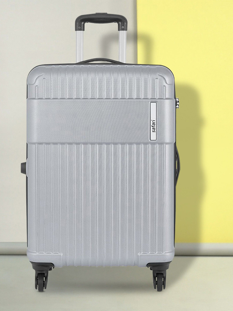 Safari SAFARI Large Check-in Suitcase (77 cm) 4 Wheels - STEALTH 77 - Silver