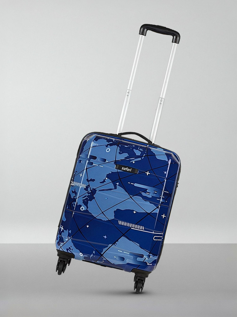 Safari SAFARI Small Cabin Suitcase (55 cm) 4 Wheels - NIGHTSKY 55 - Blue