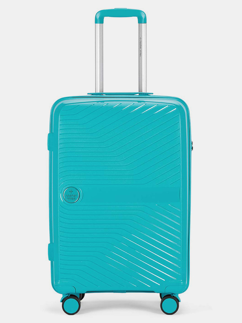 Nasher Miles NASHER MILES Medium Check-in Suitcase (65 cm) 8 Wheels - Hard-Sided - Teal