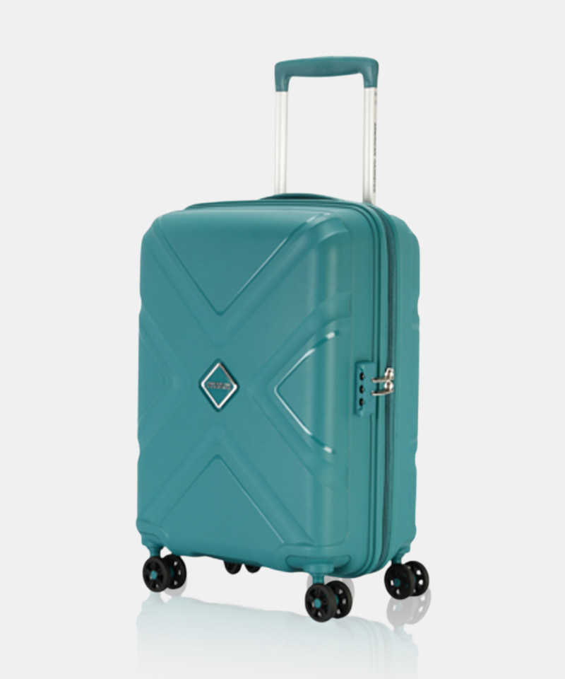American Tourister AMERICAN TOURISTER Small Cabin & Check-in Set (55 cm) 4 Wheels - + cabin 55 cm TSA luggage New 2022Collection - Dark Green