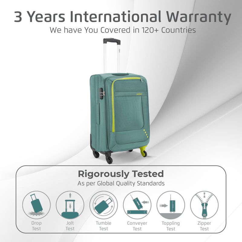 STAR 55/65/75 4W Luggage Set of 3, Green - Image 4