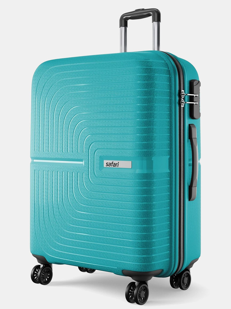 Safari SAFARI Large Check-in Suitcase (75 cm) 8 Wheels - Eclipse Neo 75 - Teal, Silver