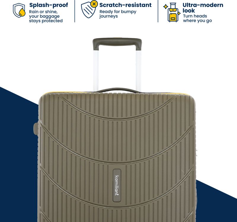 Kamiliant by American Tourister Hard Body 2 Luggage 8 Wheels - Green - Image 6