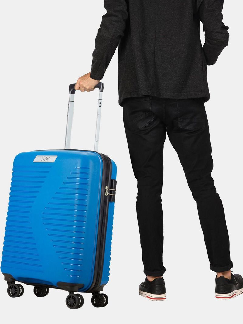 SKYBAGS Hard Body 3 Luggage Set 8 Wheels Blue - Image 4