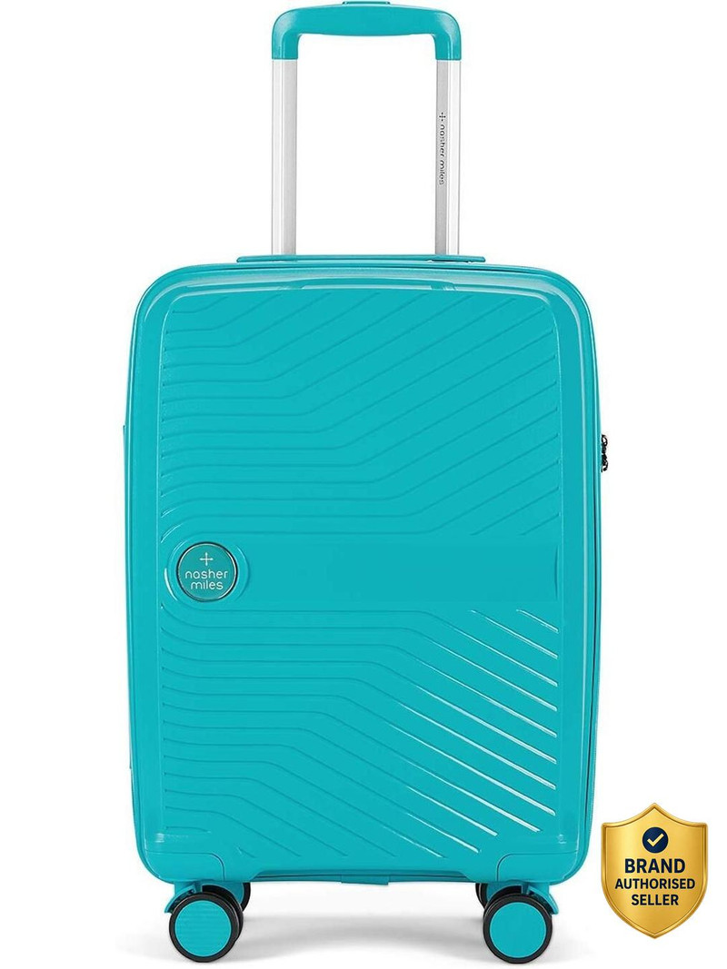 Nasher Miles NASHER MILES Small Cabin Suitcase (55 cm) 8 Wheels - Bruges Hard-Sided Polypropylene Cabin Luggage 20 inch | Trolley Bag