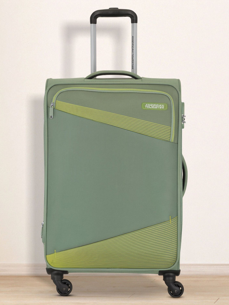 American Tourister AMERICAN TOURISTER Large Check-in Suitcase (83 cm) 4 Wheels - Combination Lock-Mystic - Green