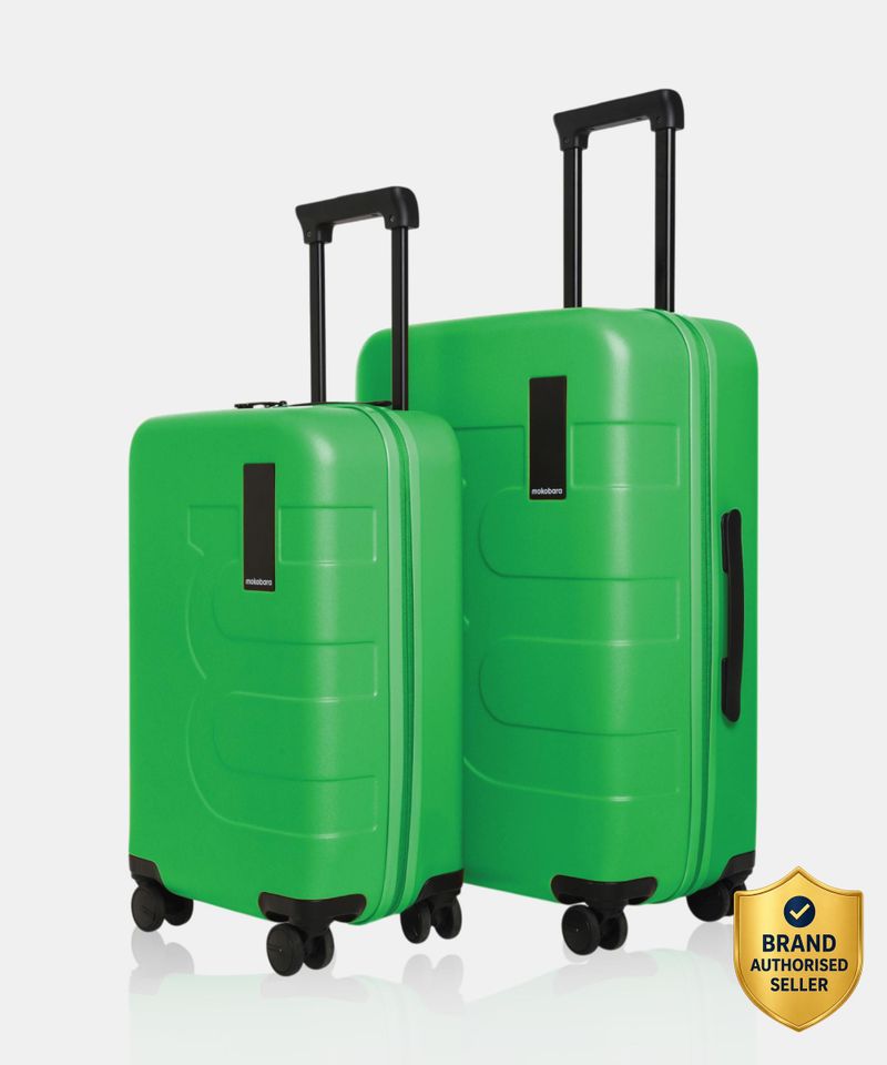 Mokobara Mokobara The Em Set of 2 Luggage (Small 57.5 cm | 67 cm) Cabin & Check-in Set 8 Wheels - 26 inch