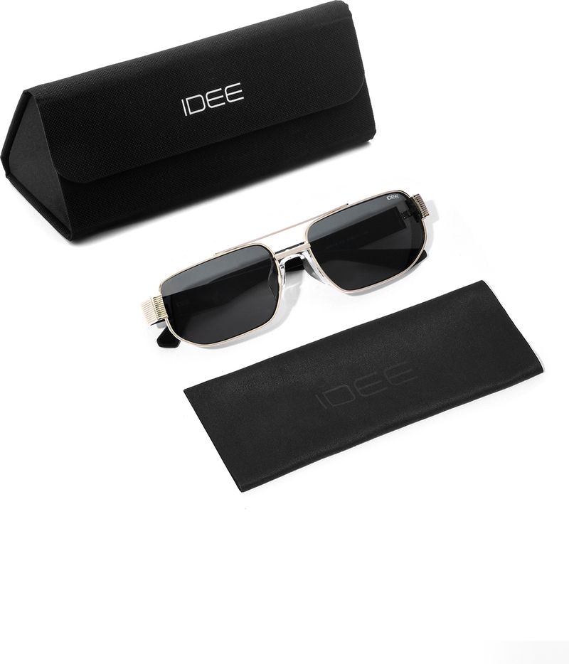 IDEE UV Protection Aviator Sunglasses (57) Green - Image 5