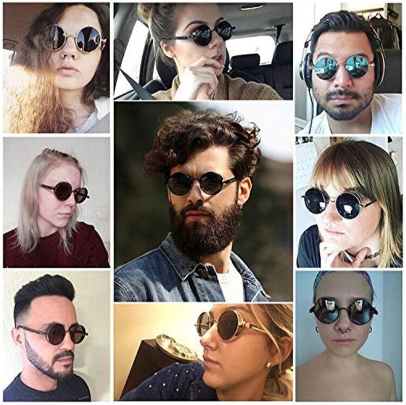Zeemork UV Protection Round Sunglasses - Image 6