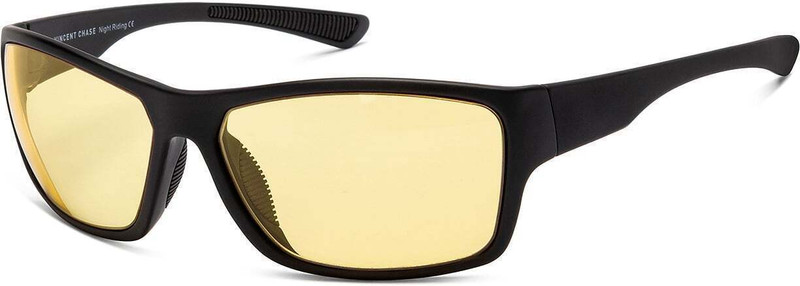 VINCENT CHASE Riding Glasses, UV Protection Rectangular Sunglasses (61) For Men & Women, Yellow