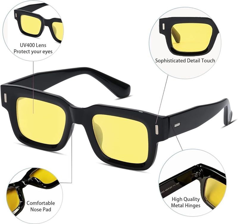 Poshh eyewear UV Protection Wayfarer Sunglasses - Image 5