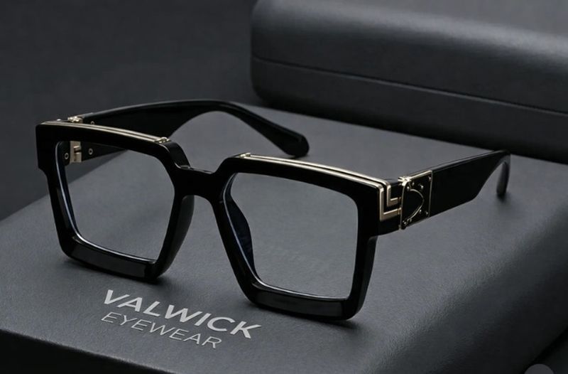VALWICK Retro Square Sunglasses (Free Size) - Image 2
