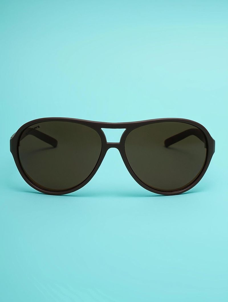 Fastrack UV Protection Aviator Sunglasses (Free Size) (For Men, Brown)