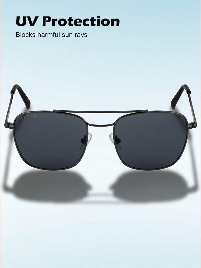 ROYAL SON UV Protection Retro Square Sunglasses (58) - Image 6
