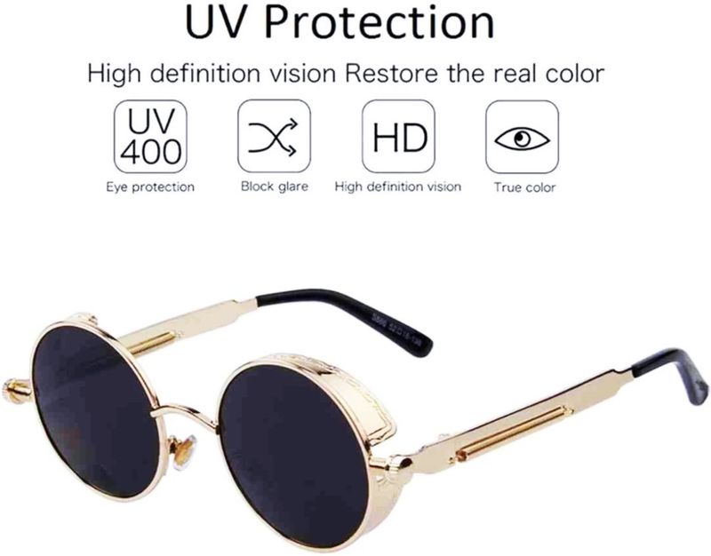 Zeemork UV Protection Round Sunglasses - Image 3