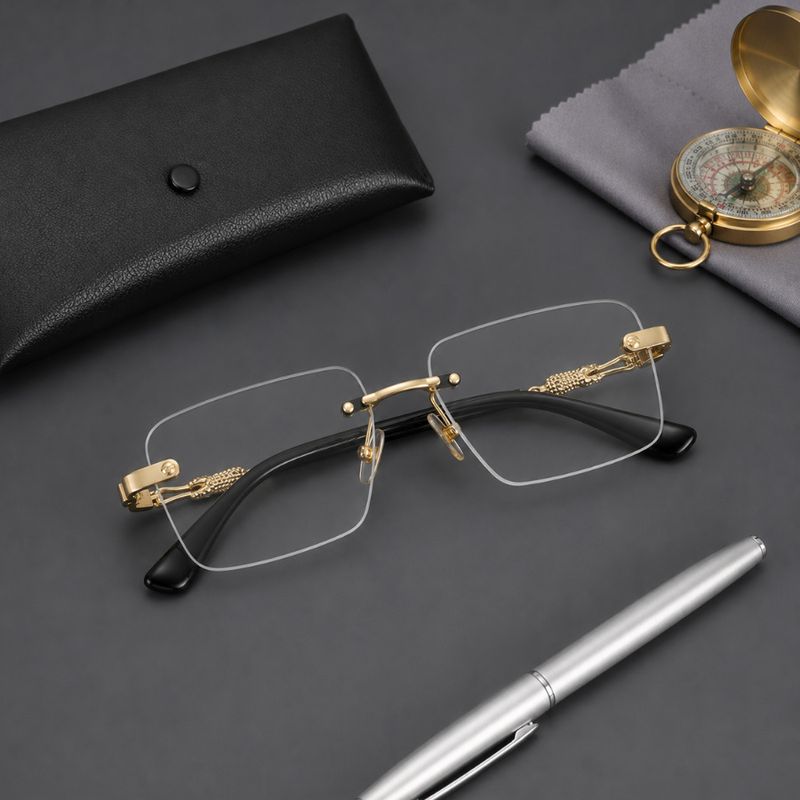 VALWICK UV Protection Rectangular Sunglasses - Image 2