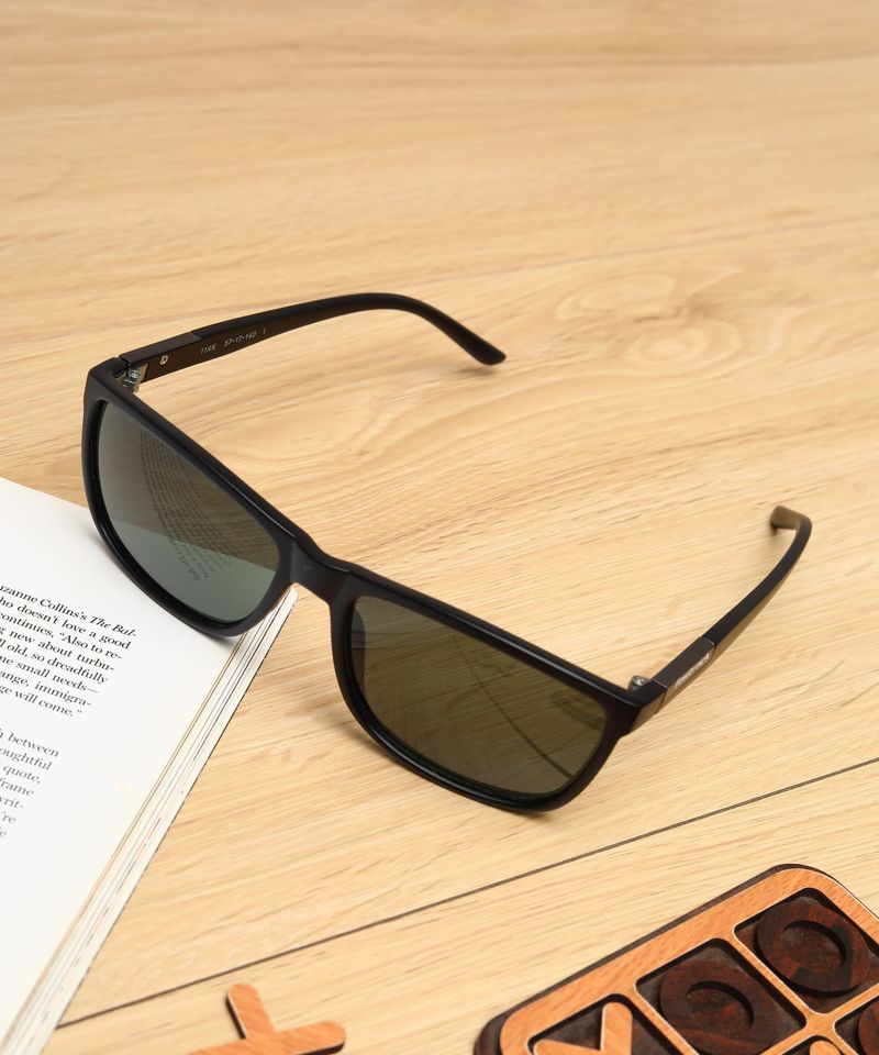 Fastrack UV Protection Wayfarer Sunglasses (58) Green - Image 3