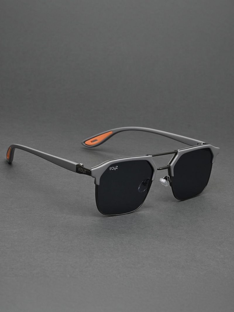 Irayz UV Protection Retro Square Sunglasses - Image 2
