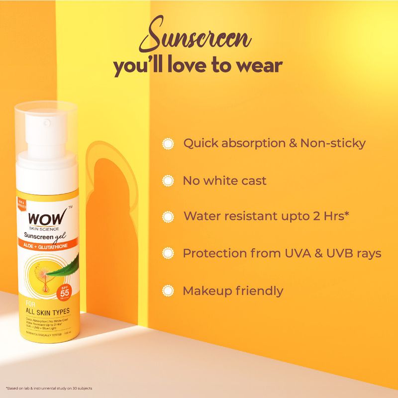 WOW SKIN SCIENCE Sunscreen SPF 55 PA++++ Matte Daily - Image 4