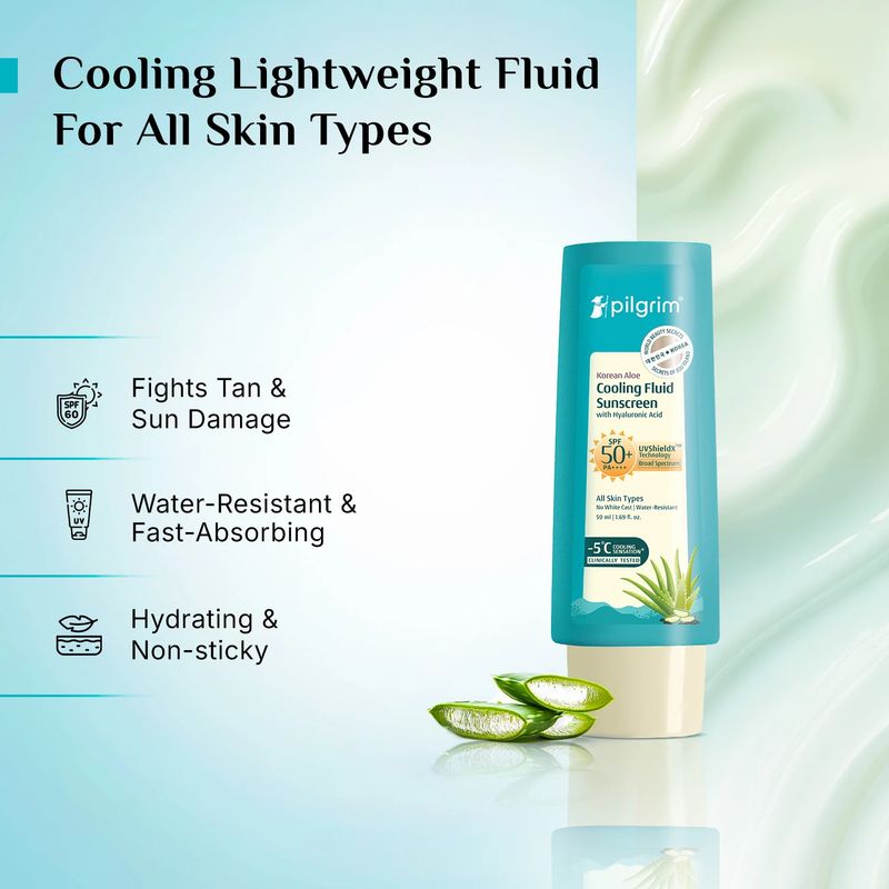 Pilgrim Sunscreen SPF 50+ PA++++ 50ml - Image 5