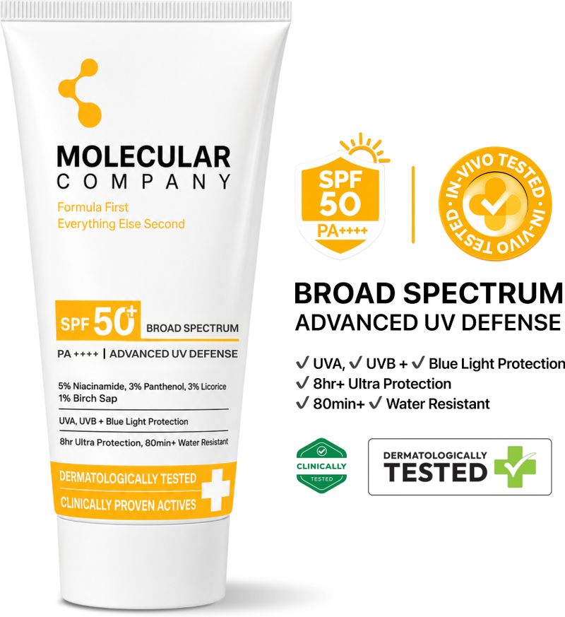 Molecular Company Sunscreen SPF 50+ PA++++ 5% Niacinamide - Image 2