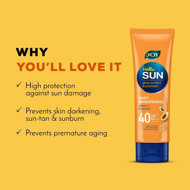 Joy Sunscreen SPF 40 PA+++ 100ml - Image 5