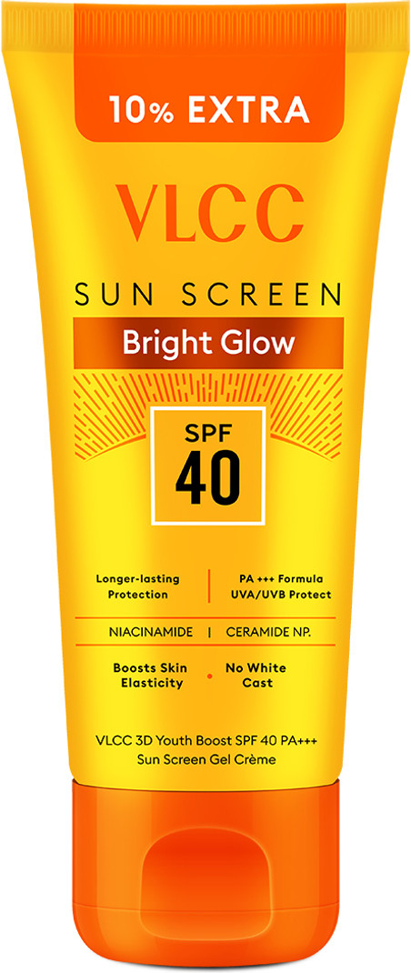 VLCC Sunscreen - SPF 40 PA+++ 3D Youth Boost SPF 40 PA+++ Sunscreen Gel Cream For Sun Protection