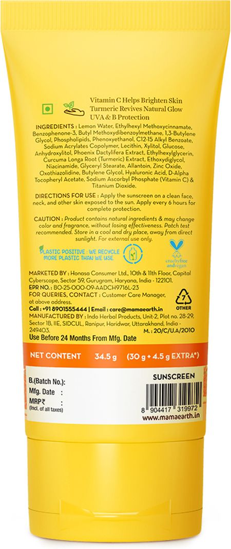 Mamaearth Sunscreen SPF 50 PA++++ 50g - Image 4