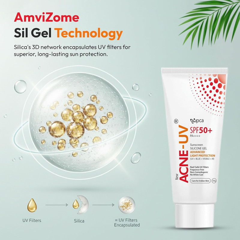 Price History of IPCA Sunscreen - SPF 50 PA++++ Acne-UV SPF 50+ PA ...