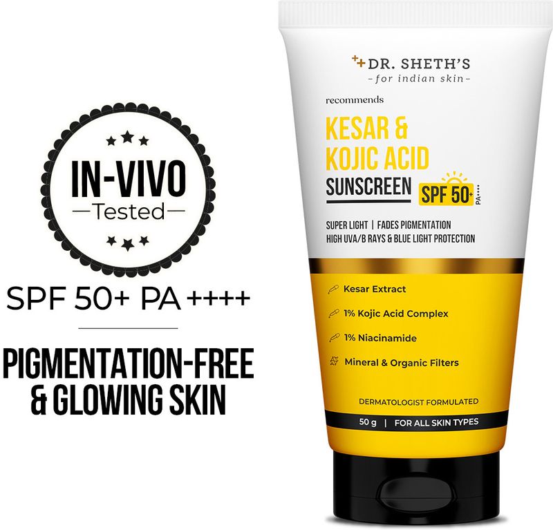 Dr. Sheth's Sunscreen SPF 50 PA++++ 50g - Image 5