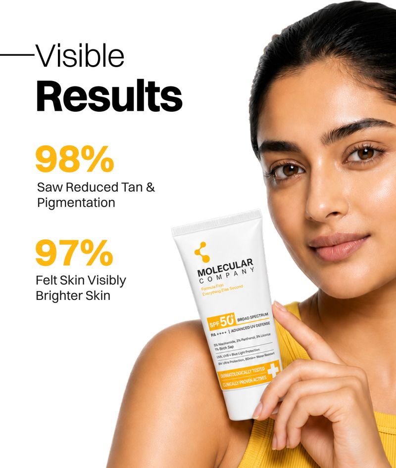 Molecular Company Sunscreen SPF 50+ PA++++ 5% Niacinamide - Image 6